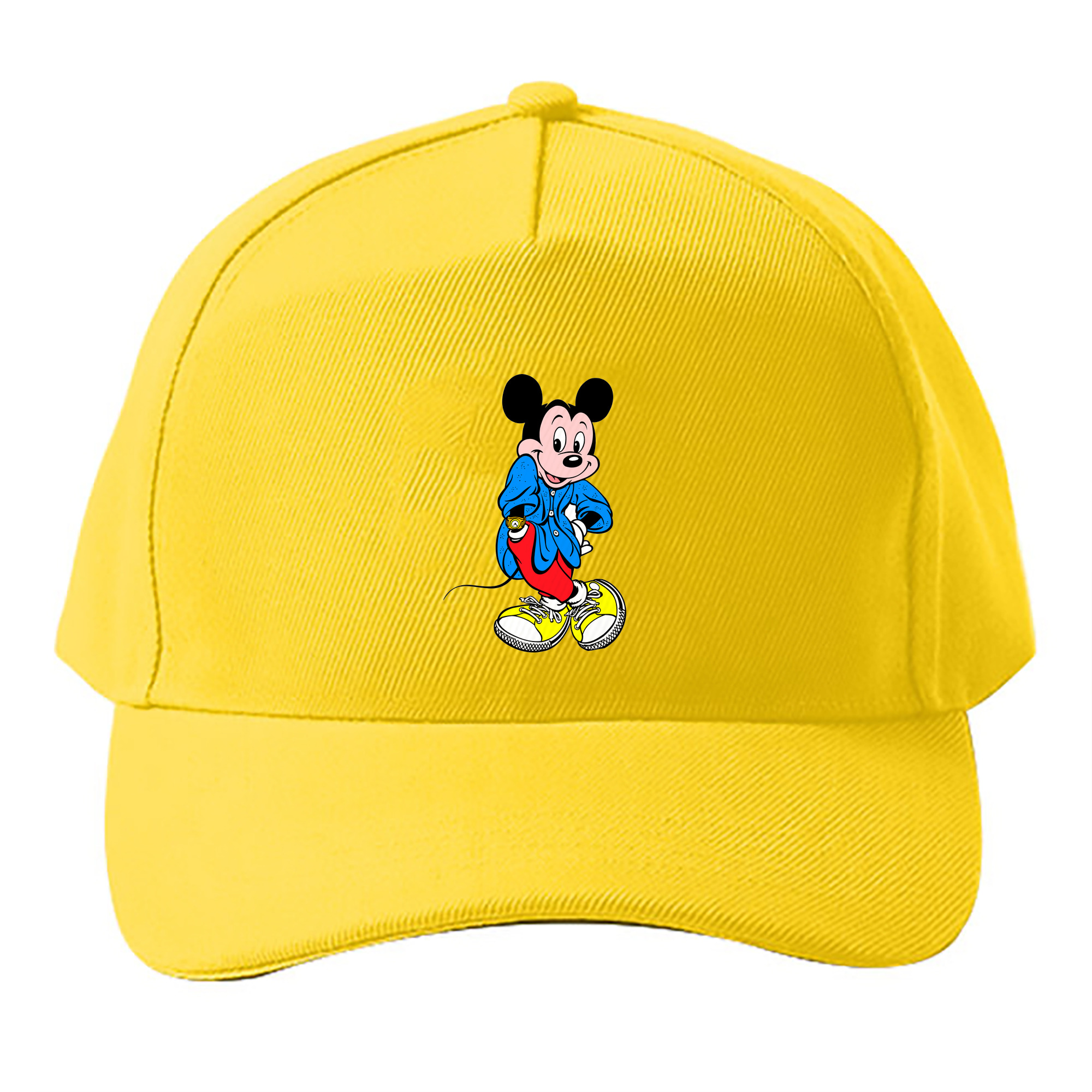 （画像用） ミッキーマウス Mickey Mouse ベースボールキャップ 綿100％ 男女兼用 帽子 スポーツ